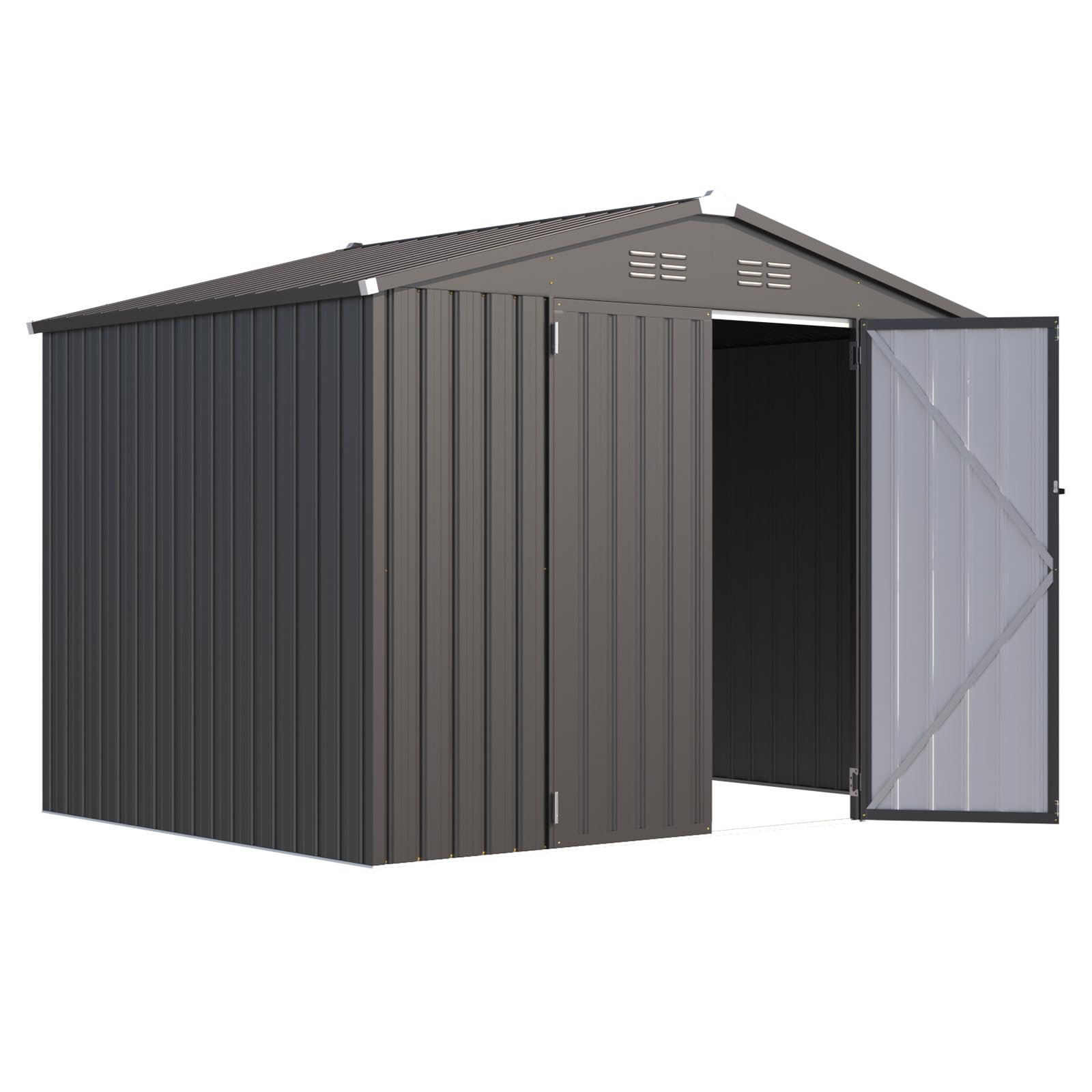 AECOJOY 8 Ft. W x 6 Ft. D Metal Storage Shed & Reviews | Wayfair